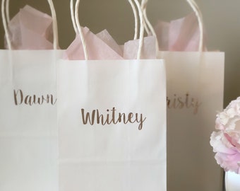 Rose Gold Gift Bags Bridesmaid Personalized Proposal Ideas Wedding Bag Idea Rose Gold Gift Bags Bridesmaid Personalized Proposal Ideas Wedding Bag Idea