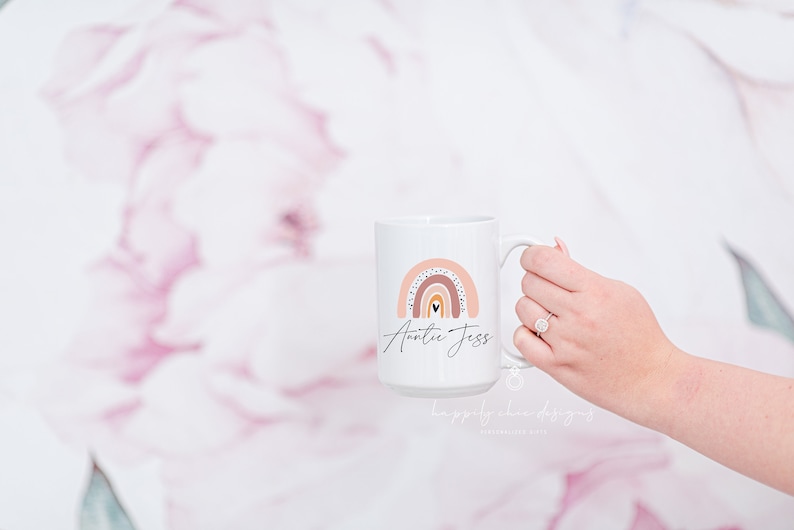 Baby announcement pregnancy announcement ideas promoted to mug set auntie mug mom to be aunt to be mug godmother proposal idea image 2