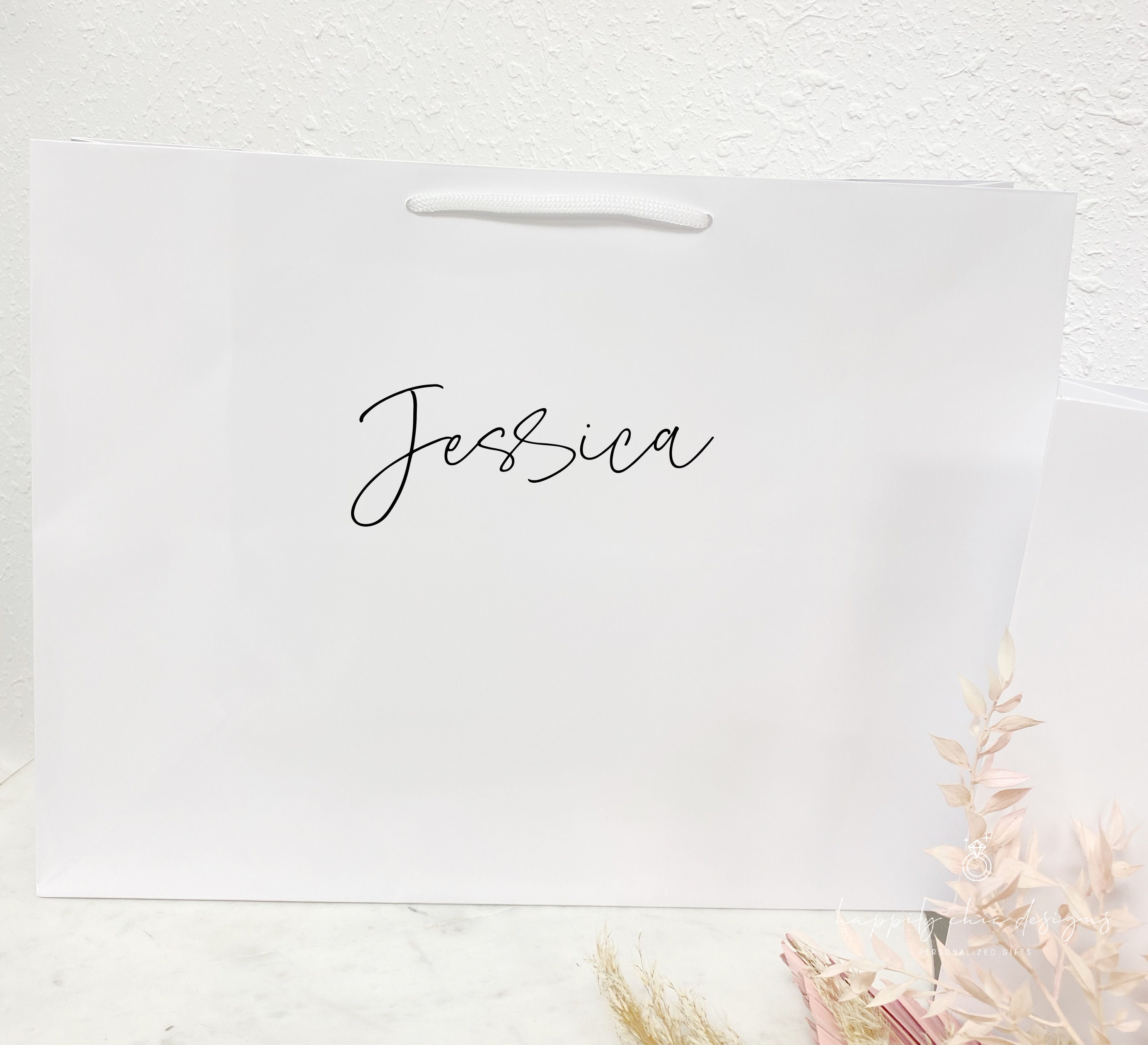 Bridesmaid gift bags personalized gift bag extra large bridal party gift bag maid of honor bag gift bag for bridesmaid large proposal