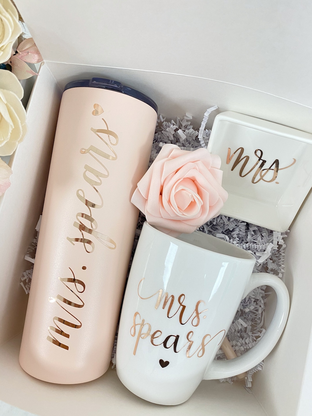 Future Mrs Gift Box Gifts Bride to Be Personalized Tumbler Coffee Mug ...