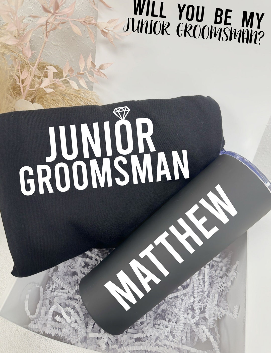 Junior Groomsman Proposal Set Will You Be My Groomsman Junior Groomsman