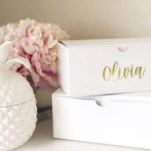 Personalized gift boxes champagne flute gift box bridesmaid proposal box bridesmaid gift box 7x4x3 gift box personalized gift box image 5