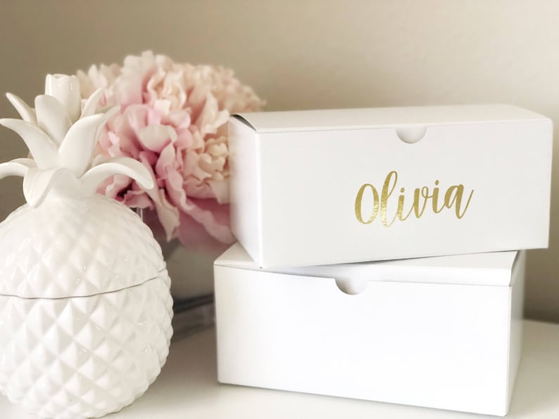 Personalized gift boxes champagne flute gift box bridesmaid proposal box bridesmaid gift box 7x4x3 gift box personalized gift box image 5