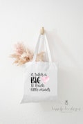 It takes a big heart to teach little minds tote bag- teacher purse tote bag - book bag personalized custom teacher gift teacher appreciation