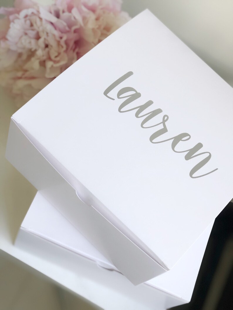 Large gift box bridesmaid propsal box gift idea personalized Etsy
