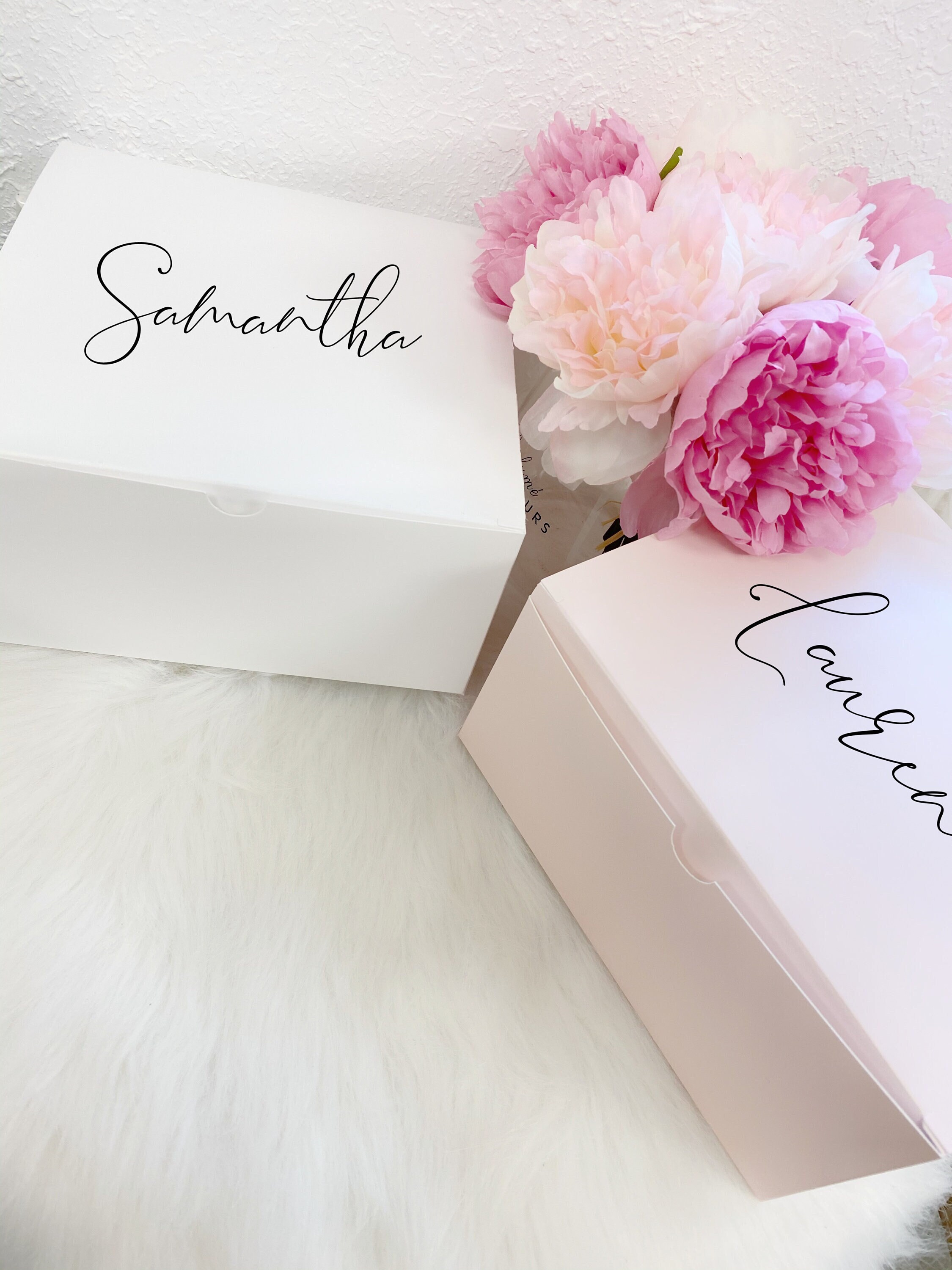 Bridesmaid Initial Proposal Boxes Gift Boxes With Names Will Etsy