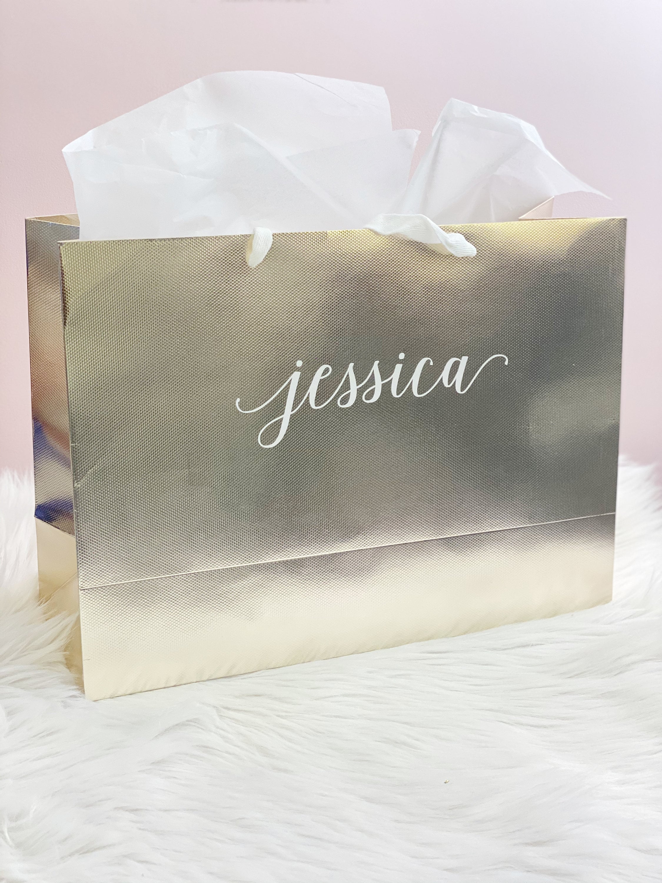 rose gold gift bags extra large gift bag bridal party gifts