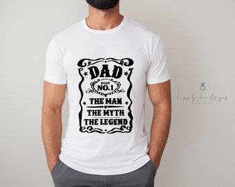 Best dad shirt- number 1 dad t-shirt for Father’s Day gift idea- gift for dad grandpa daddy-legendary father -cool dad
