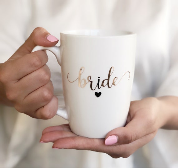 Rose Gold Bride Mug Engagement Mug Bride to Be Mug Gifts for Bride Future  Mrs Mug Rose Gold Coffee Mugs Bride Gift Ideas Bride to Be 