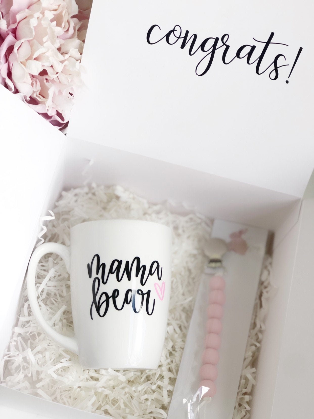 Mama bear mug gift set for new mom- mommy mug - Mother's Day gift for mom-  baby shower gender reveal gift idea- baby announcement gift idea