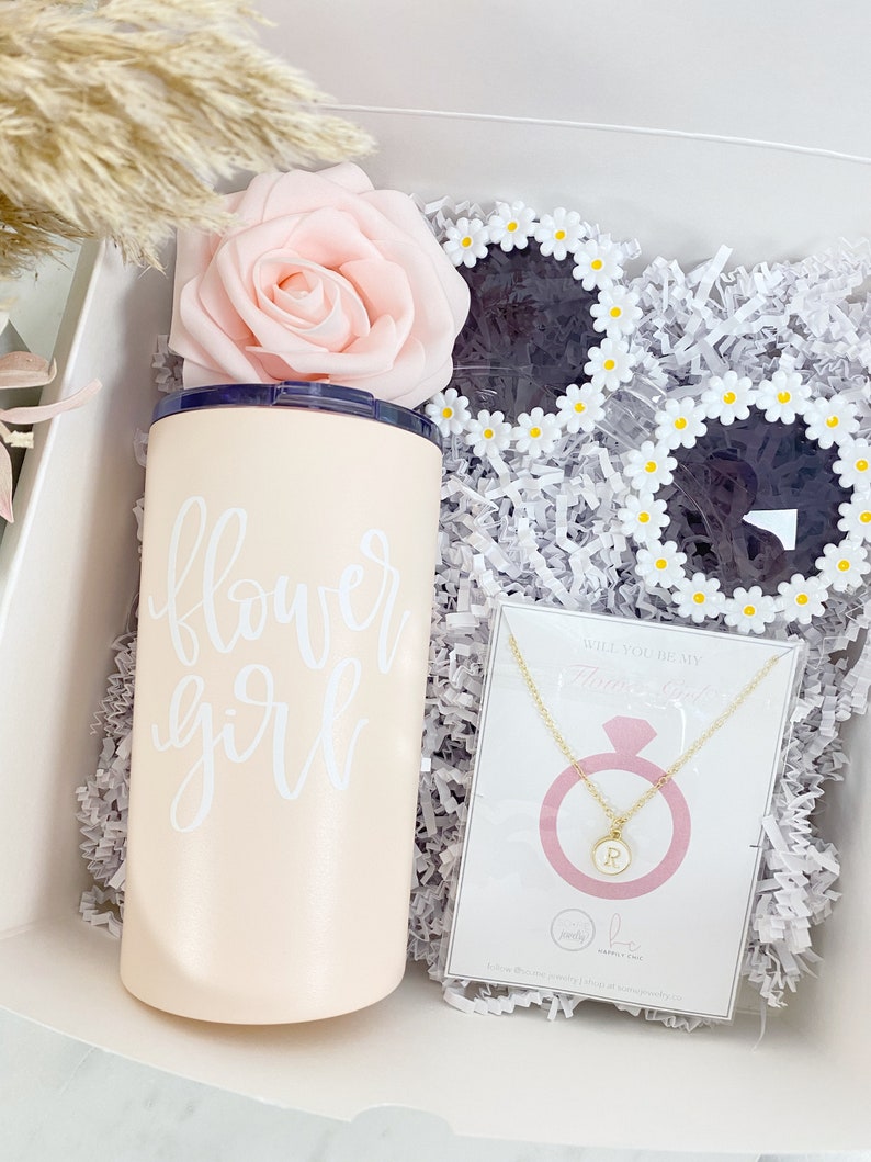 Flower Girl Proposal Gift Box Will You Be My Flower Girl Etsy