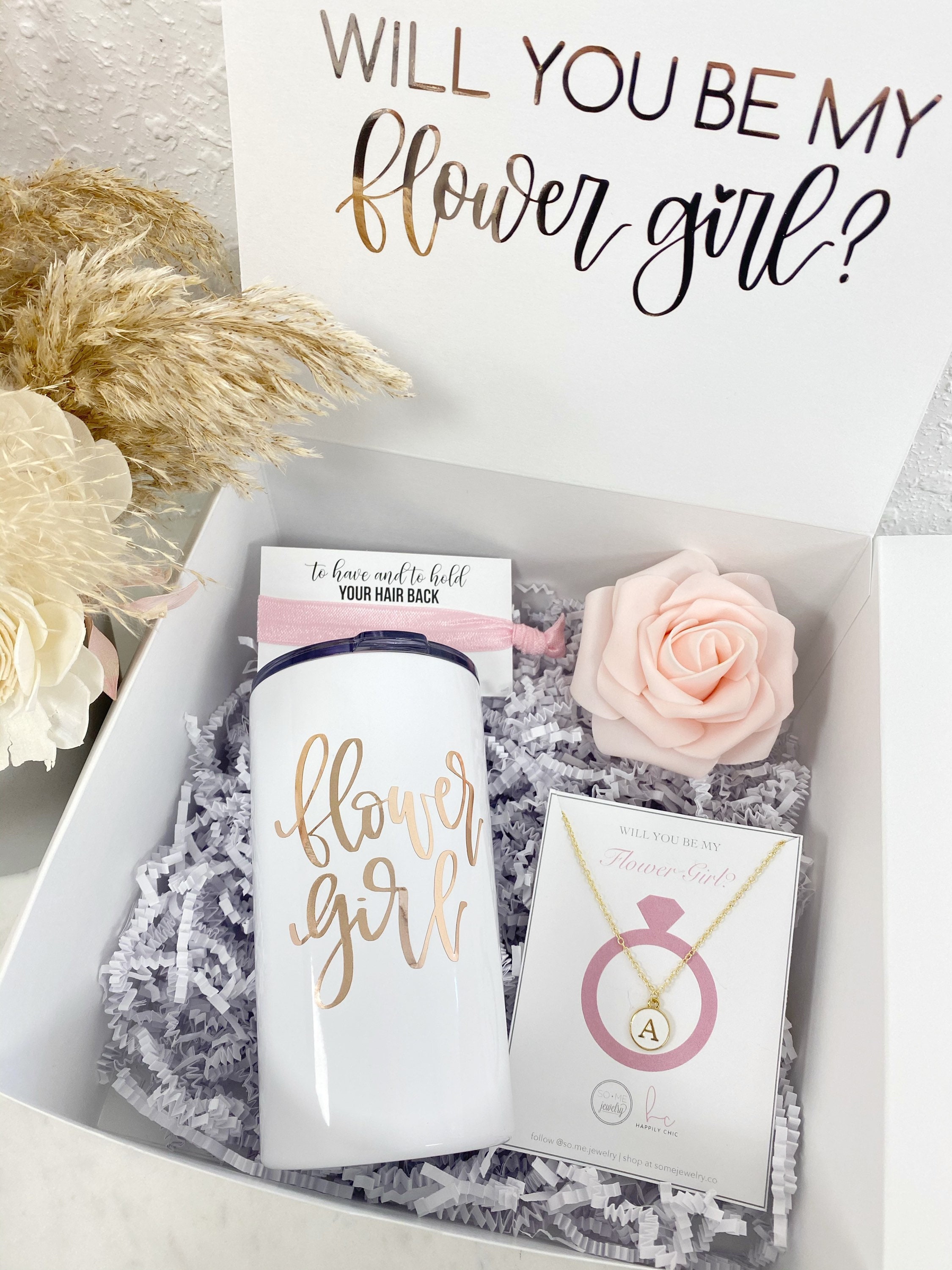 Flower girl proposal gift box will you be my flower girl petal patrol