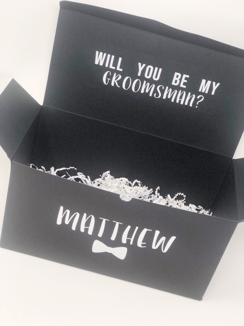 Groomsman proposal box will you be my best man groomsmen proposal box father of the bride groom gift box will you be my groomsman propos image 3