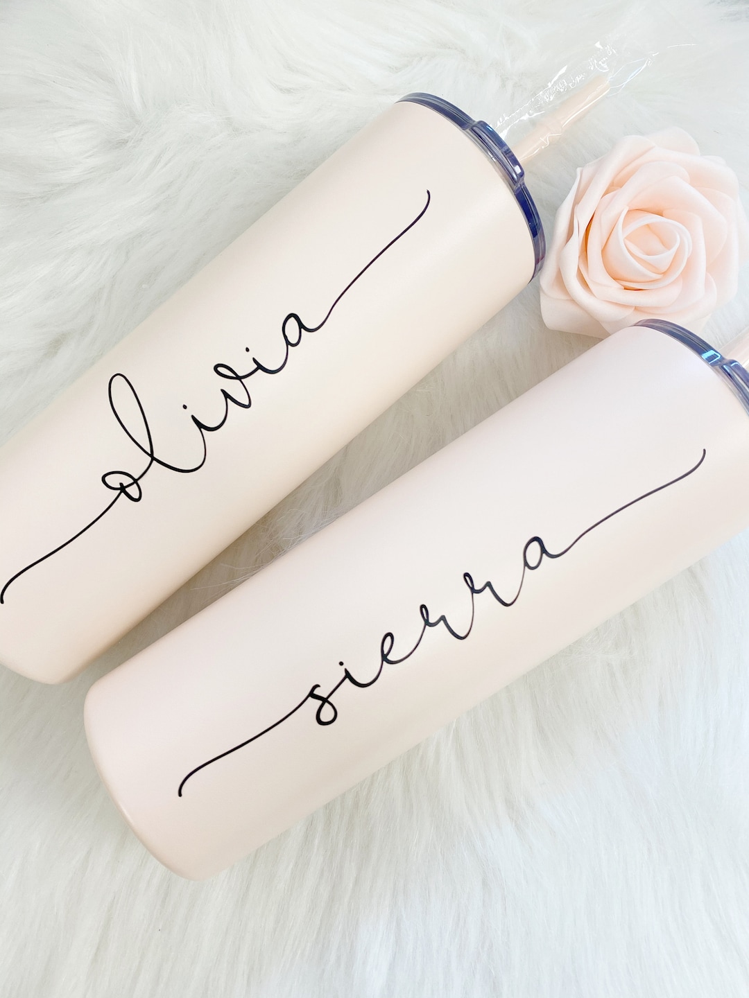 Bridesmaid Proposal Gift Bridesmaid Stainless Steel Tumbler Straw Maid