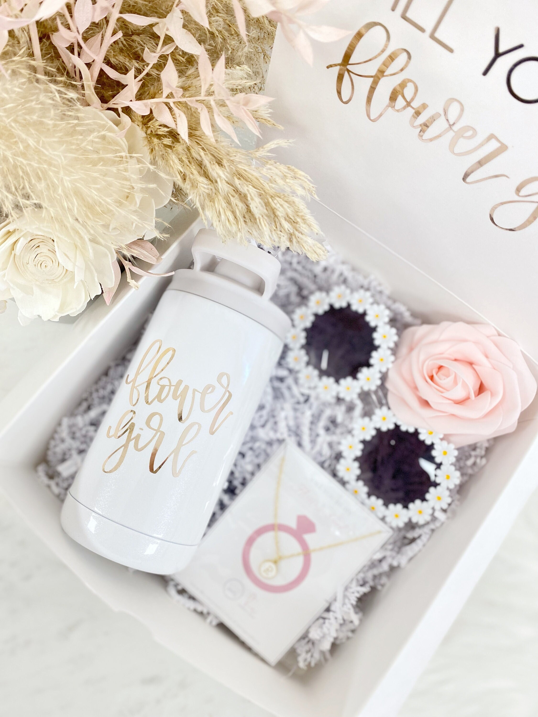 Flower girl proposal gift box will you be my flower girl petal patrol
