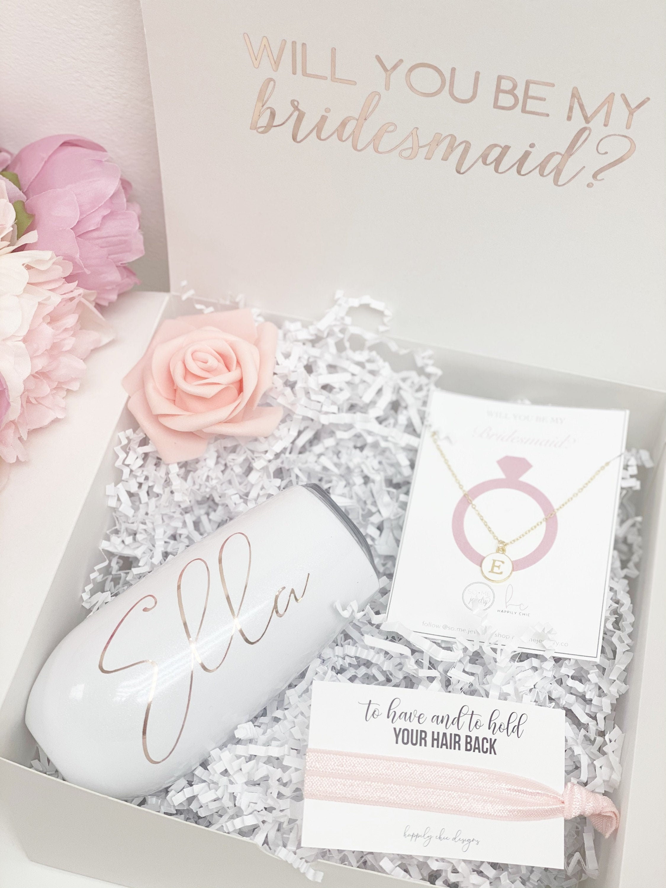 Bridesmaid proposal box will you be my bridesmaid gift idea | Etsy