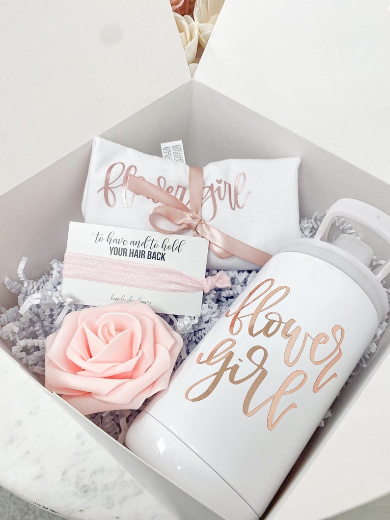 Flower Girl Proposal Gift Box Will You Be My Flower Girl Etsy