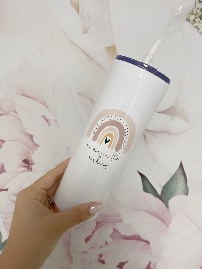 Mama in the Making Tumbler Rainbow Baby Mama Gift Pregnancy Etsy