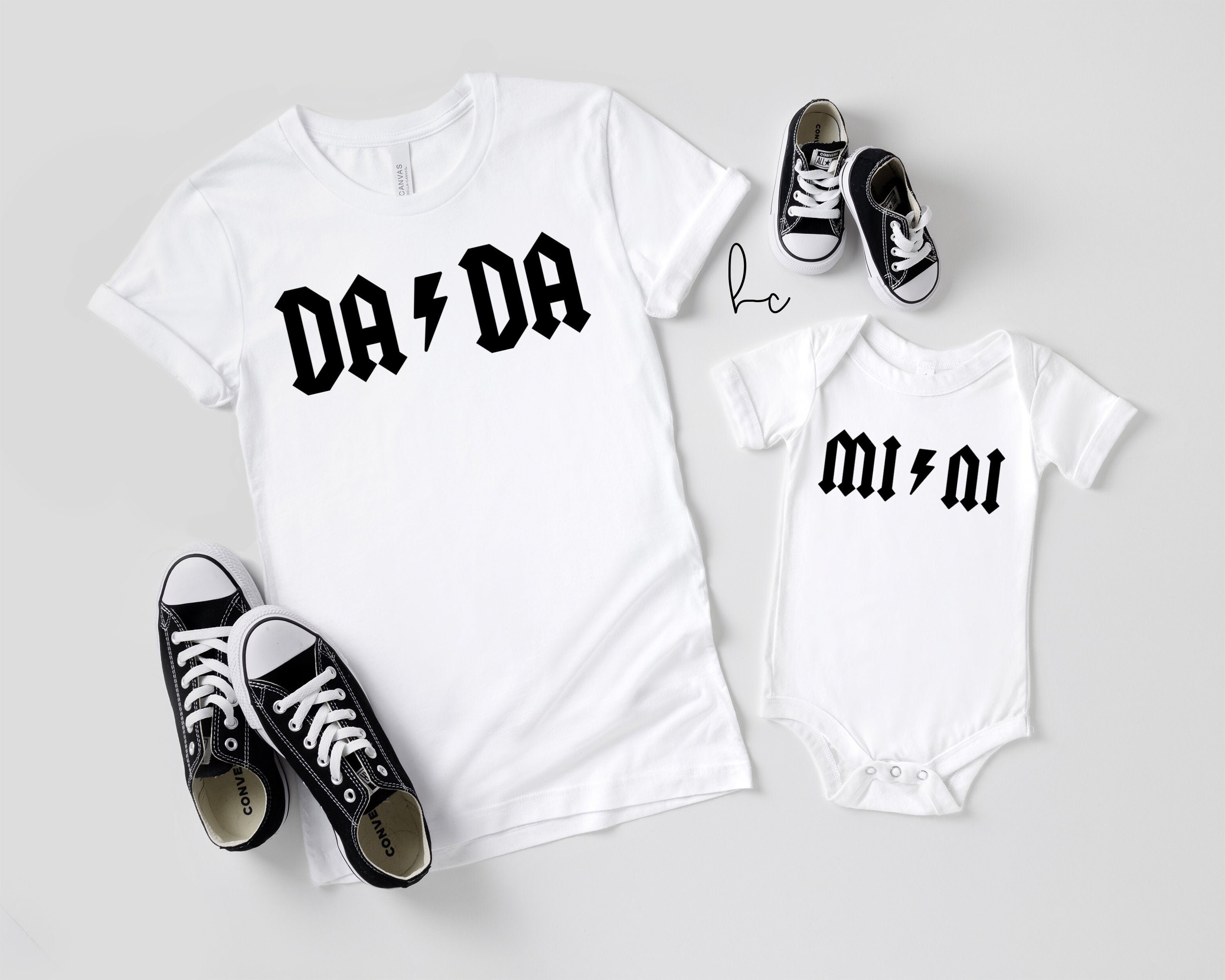 Dada Mini Lightning Bolt Rock Shirts 