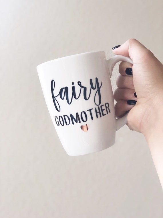 Details about   Fairy Godmother Mug Personalized Godmother Mug Godmother Gift Baptism Gift