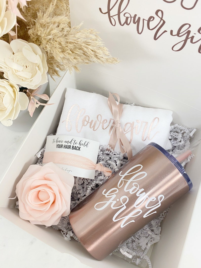 Flower Girl Proposal Gift Box Will You Be My Flower Girl Etsy