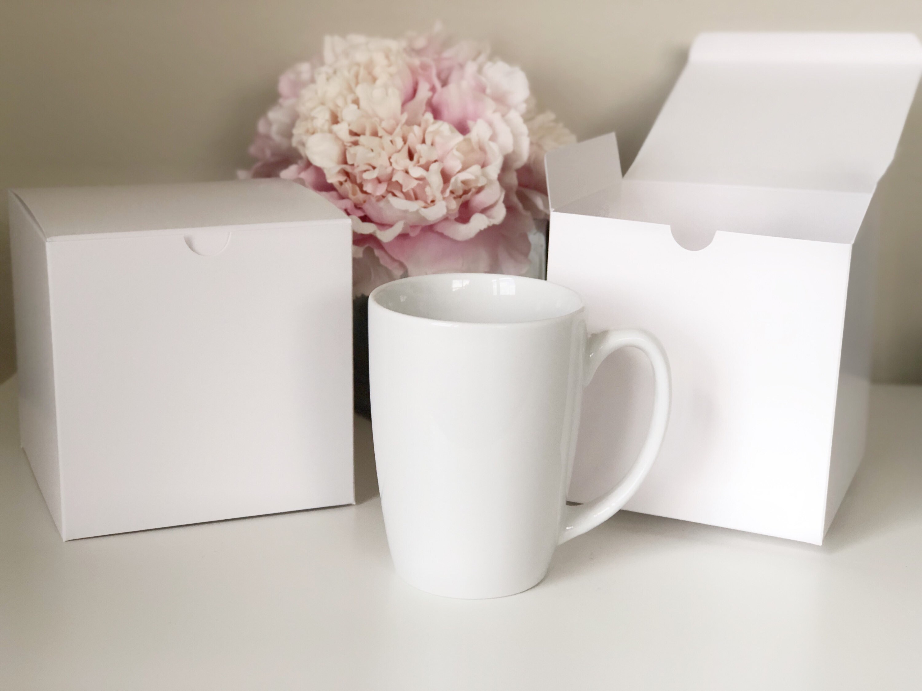 BLANK gift boxes small white square gift box wedding party favor