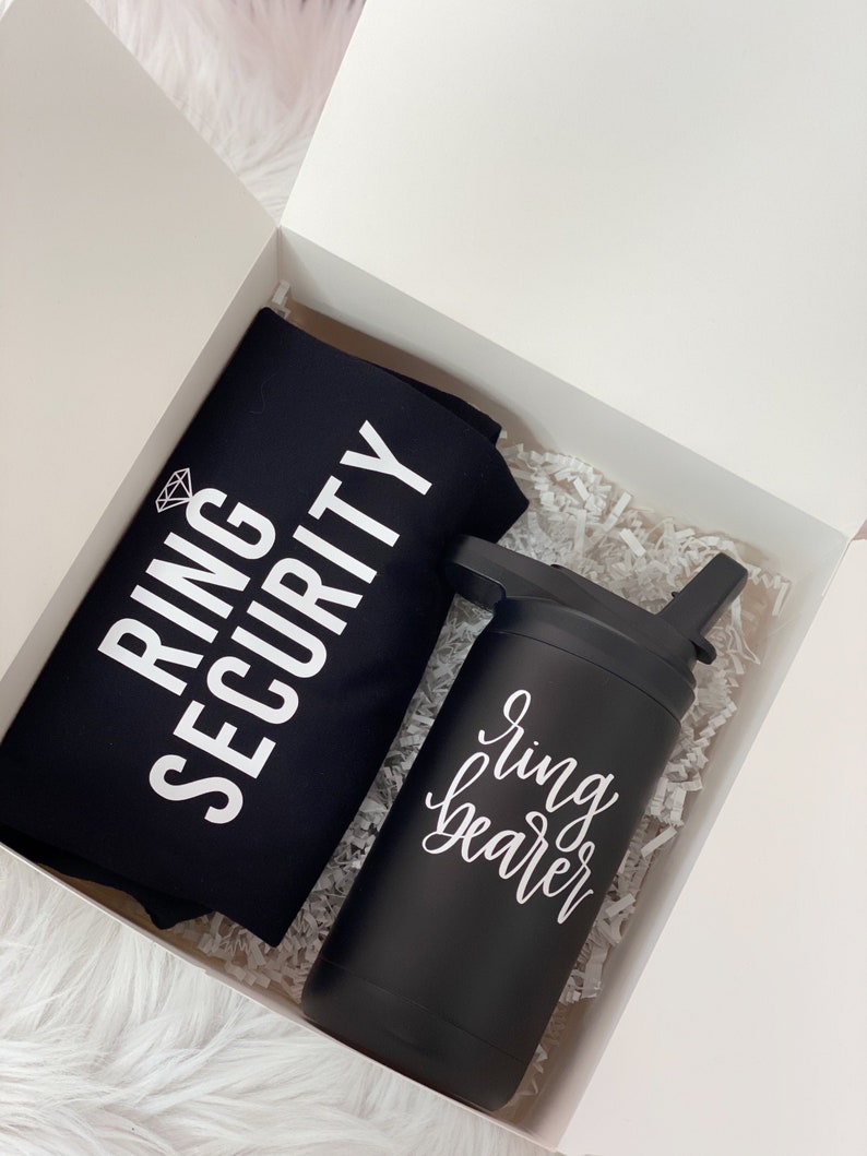 ring belt cups will you be my ring bearer ring security shirt Ring bearer proposal set groomsmen proposal gifts ring bearer gift idea