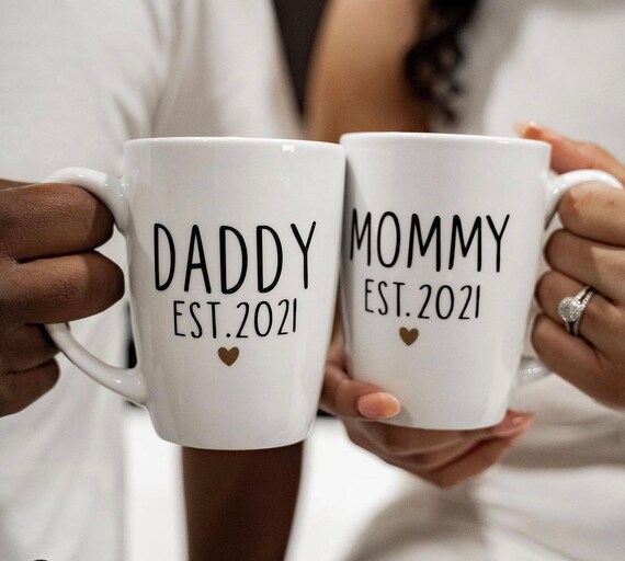 Mommy I'm Not Here Yet Mug Personalized Gift For Expecting Mom - Family  Panda - Unique gifting for family bonding