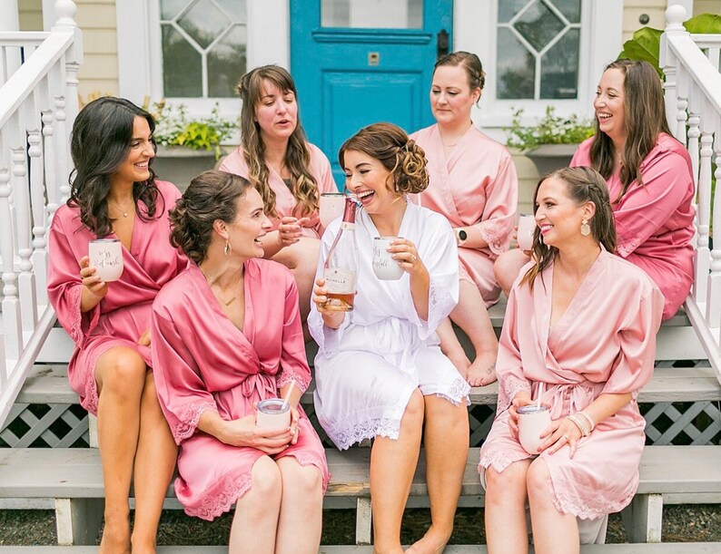 Personalized Bridesmaid Wine Tumblers Bachelorette Party Etsy