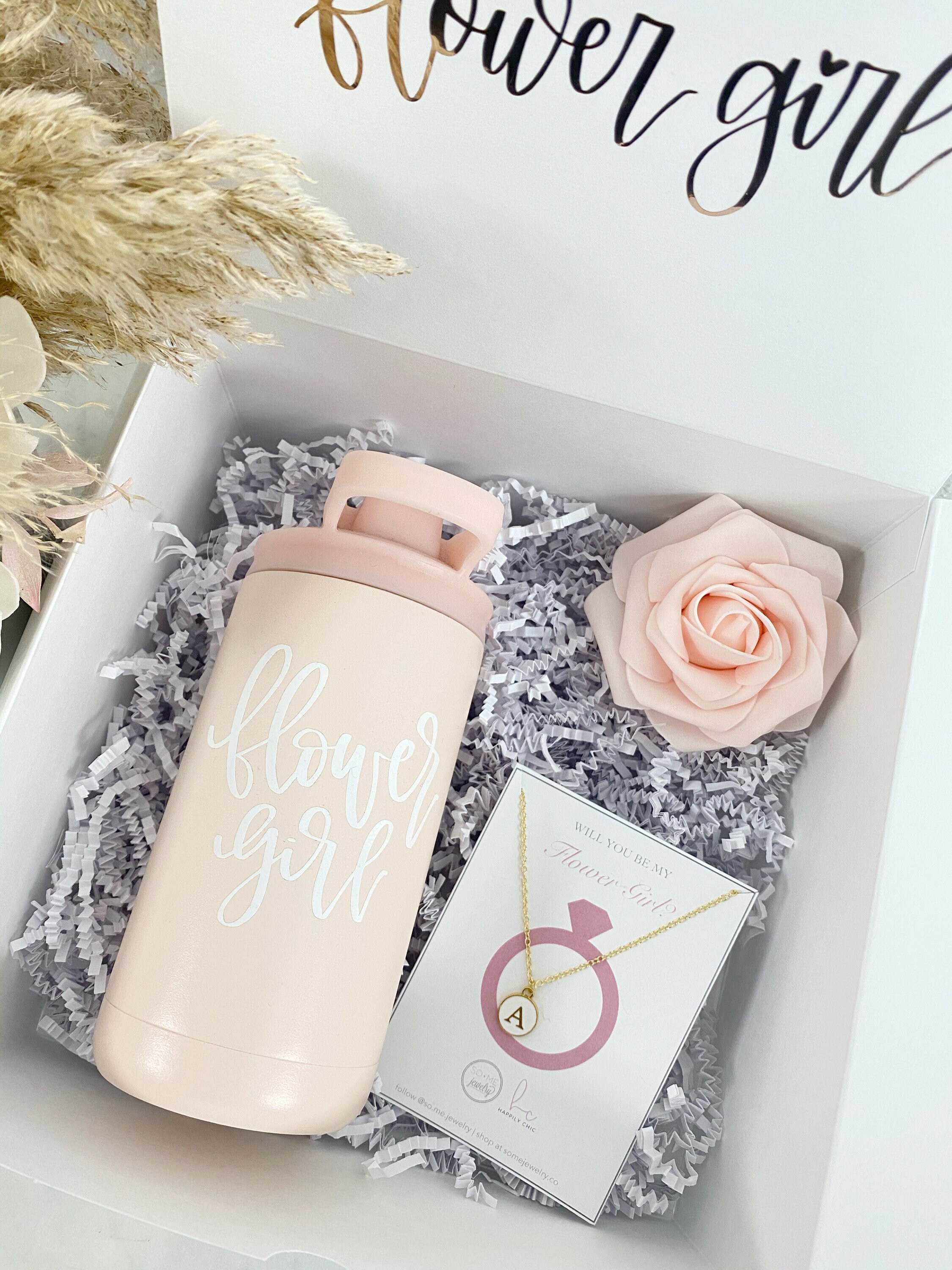 Flower Girl Proposal Gift Box Will You Be My Flower Girl Etsy