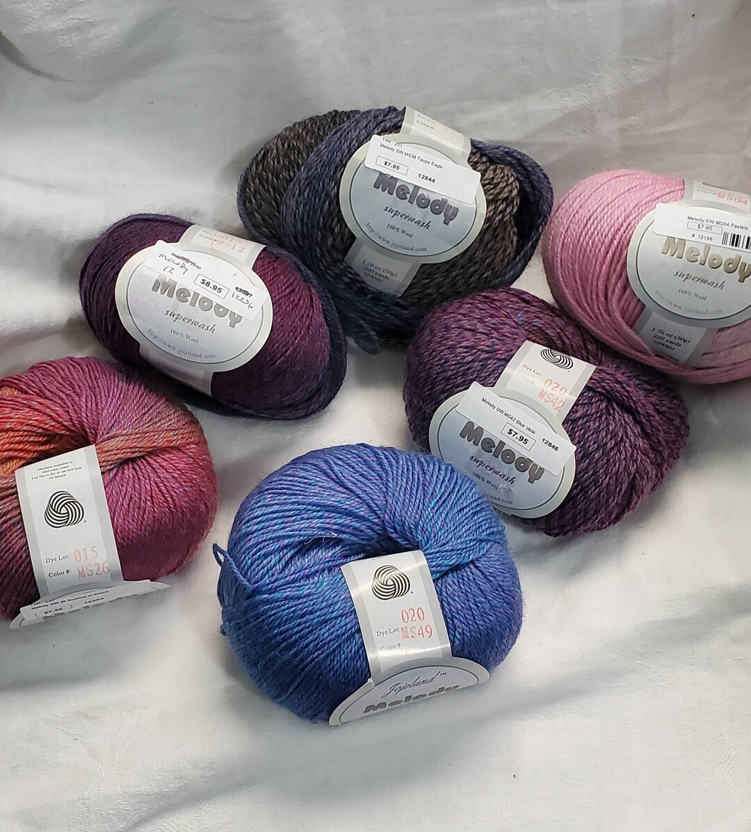 Jojoland Melody Superwash Yarn 100% Merino Wool. New/unused. 50g/200m ...