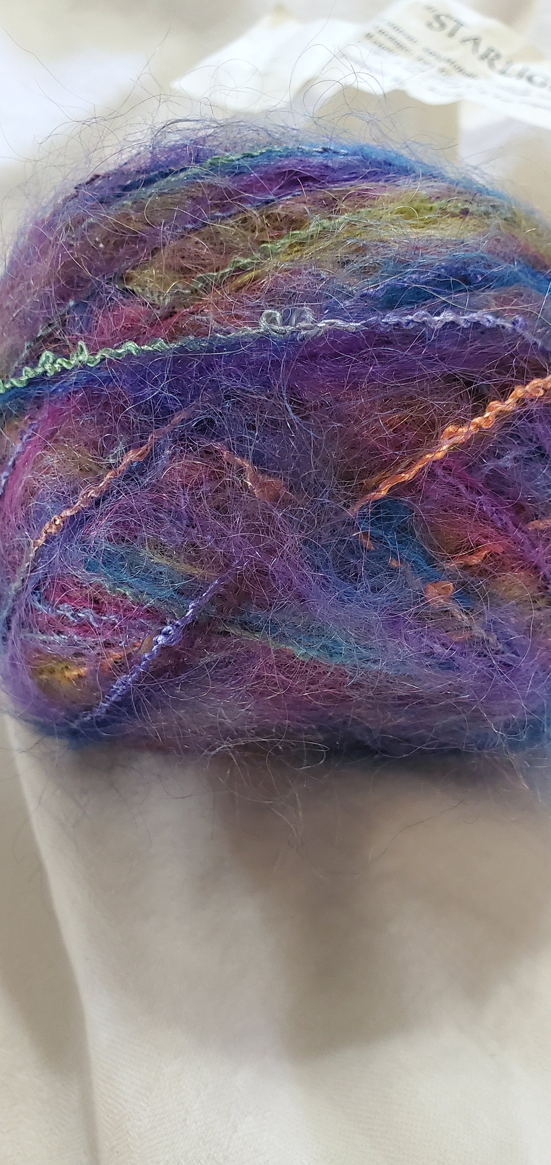 Ironstone Yarns Starlights. Prewound. 50/8/36/6 Mohair/wool/rayon/nylon