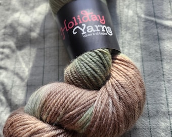 Hand Dyed Superwash Merino Wool DK Yarn - Shire Colorway