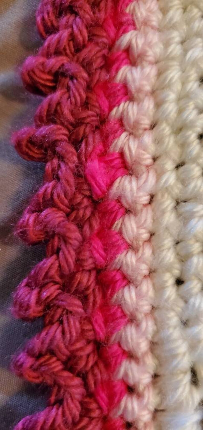 Crocheted Granny Square Blanket Based on DROPS SEASIDE BLUES pattern.