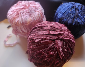 Feza Tokyo Style Glimmer Yarn: Flag Embellished, 68g Ball