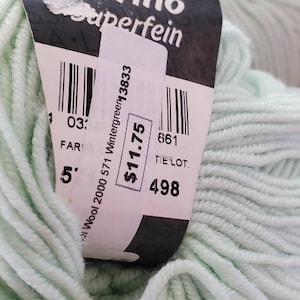 Lana Grossa Cool Wool Merino 2000 Superfein. 50g/160m.  Original labels. New/Unused 100% merino wool.