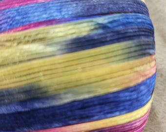 Multi Colored Shiny Ribbon - 1/4" Wide, Soft Texture