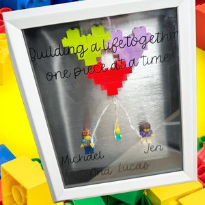 Shadow Box Lego Family