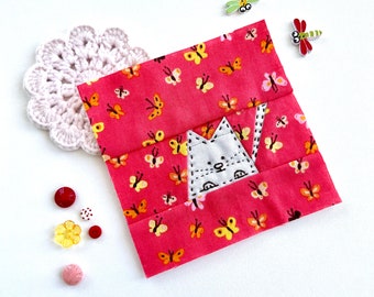 Meow the Kitten Foundation Paper Piecing Pattern PDF