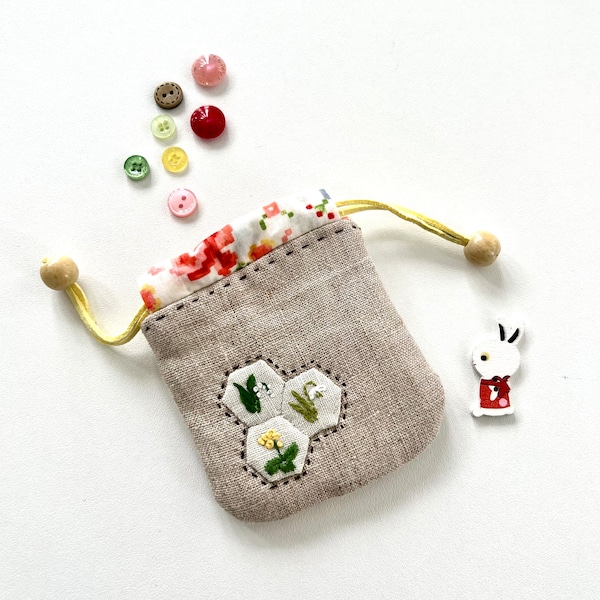 Mini Drawstring Treasure Pouch