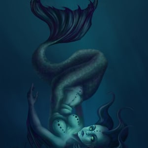 Siren Art Print - 5x7 Inches