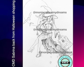 CMD Sabrina back from Halloween shopping