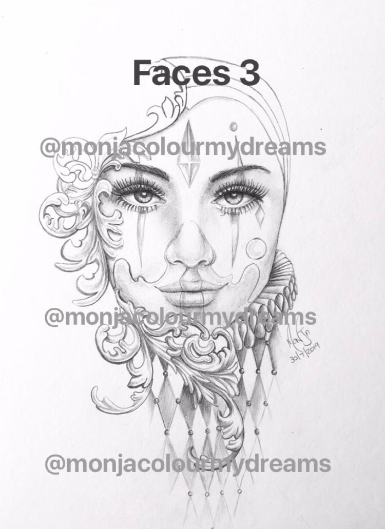 CMD Faces 3 PDF Book (digital)-light - Etsy