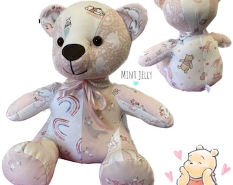 Memory Bear keepsake remembrance bear birth weight bear