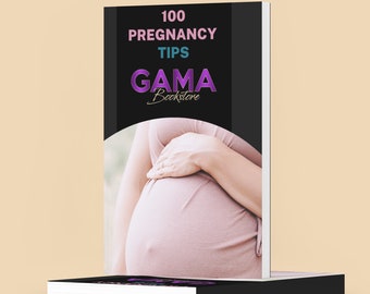 100 consejos para el embarazo, lo que debe saber sobre el embarazo, descarga instantánea de libros electrónicos. Descargas digitales para nuevas mamás. Salud del embarazo. Esperando.