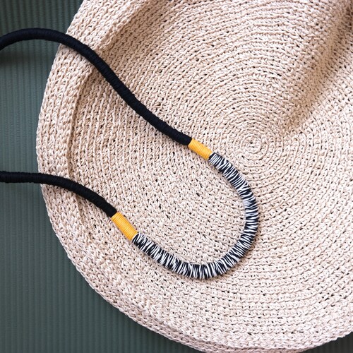 Statement Necklace Rope Necklace Fiber Necklace Etsy