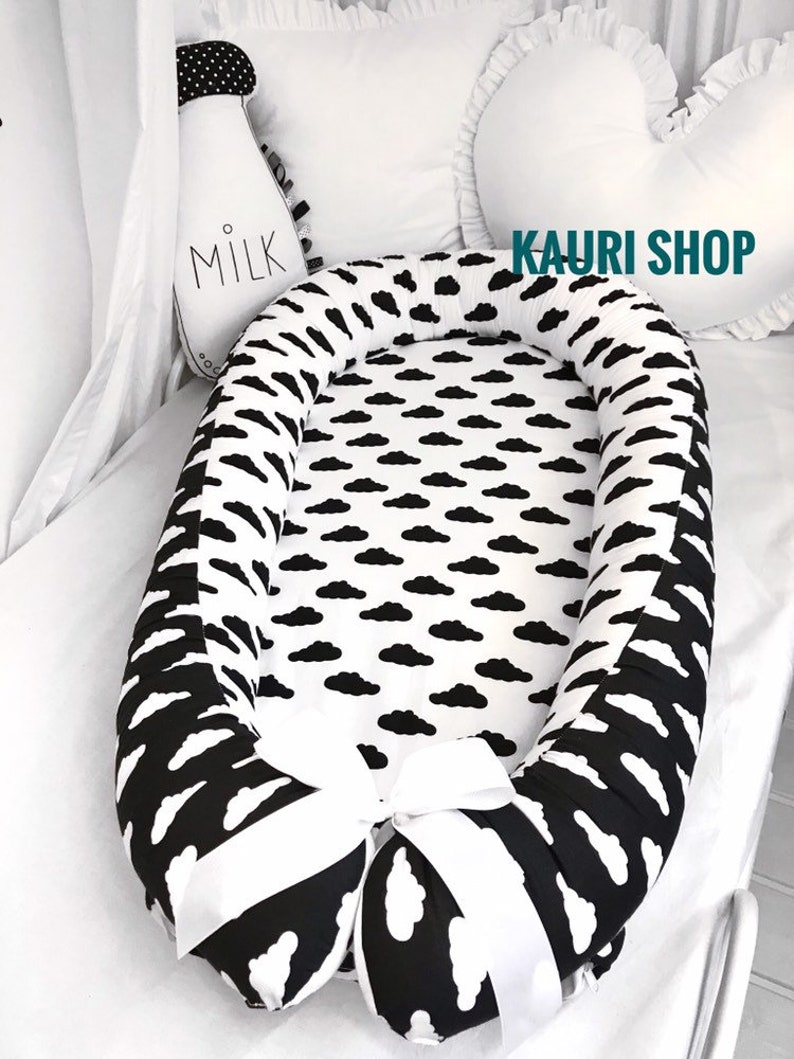 Doublesided baby nest for newborn babynest sleep bed cot Etsy