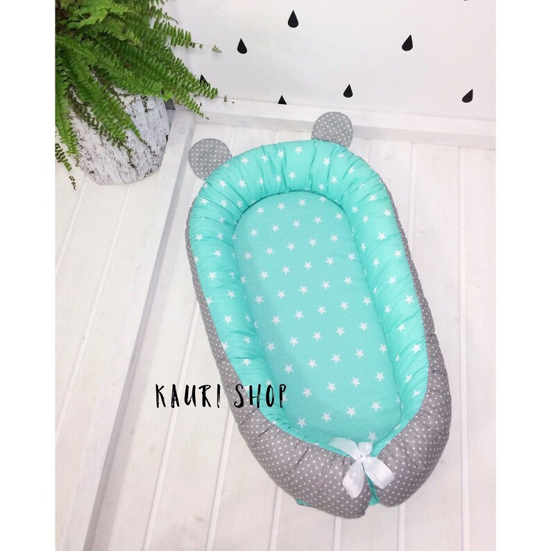 Doublesided Baby Nest for Newborn Babynest Sleep Bed Cot Etsy