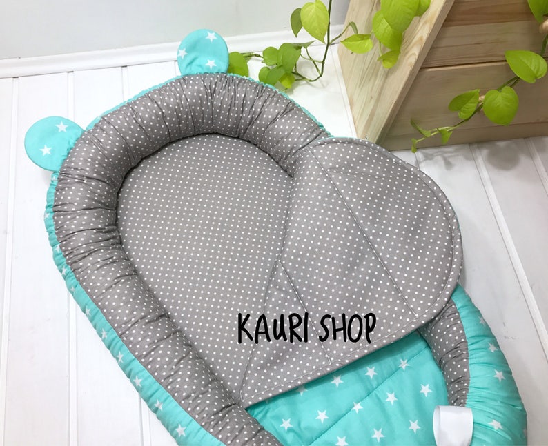 Doublesided Baby Nest for Newborn Babynest Sleep Bed Cot Etsy