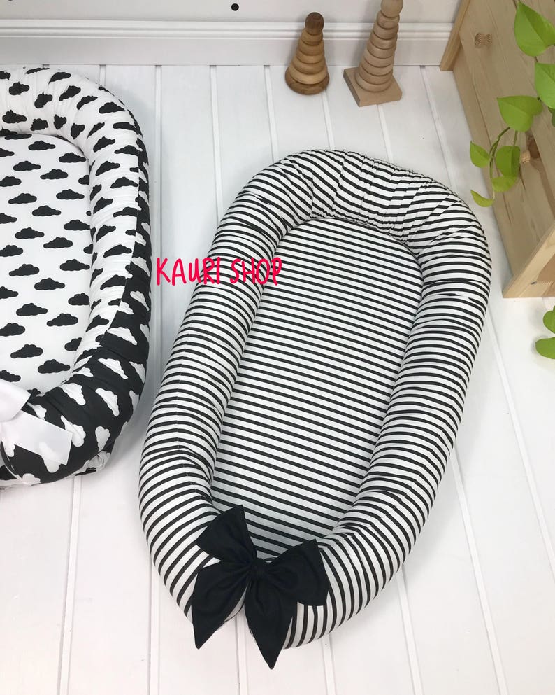 Doublesided baby nest for newborn babynest sleep bed cot Etsy